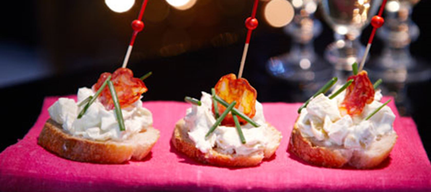 Tapas med chorizo - pinchos
