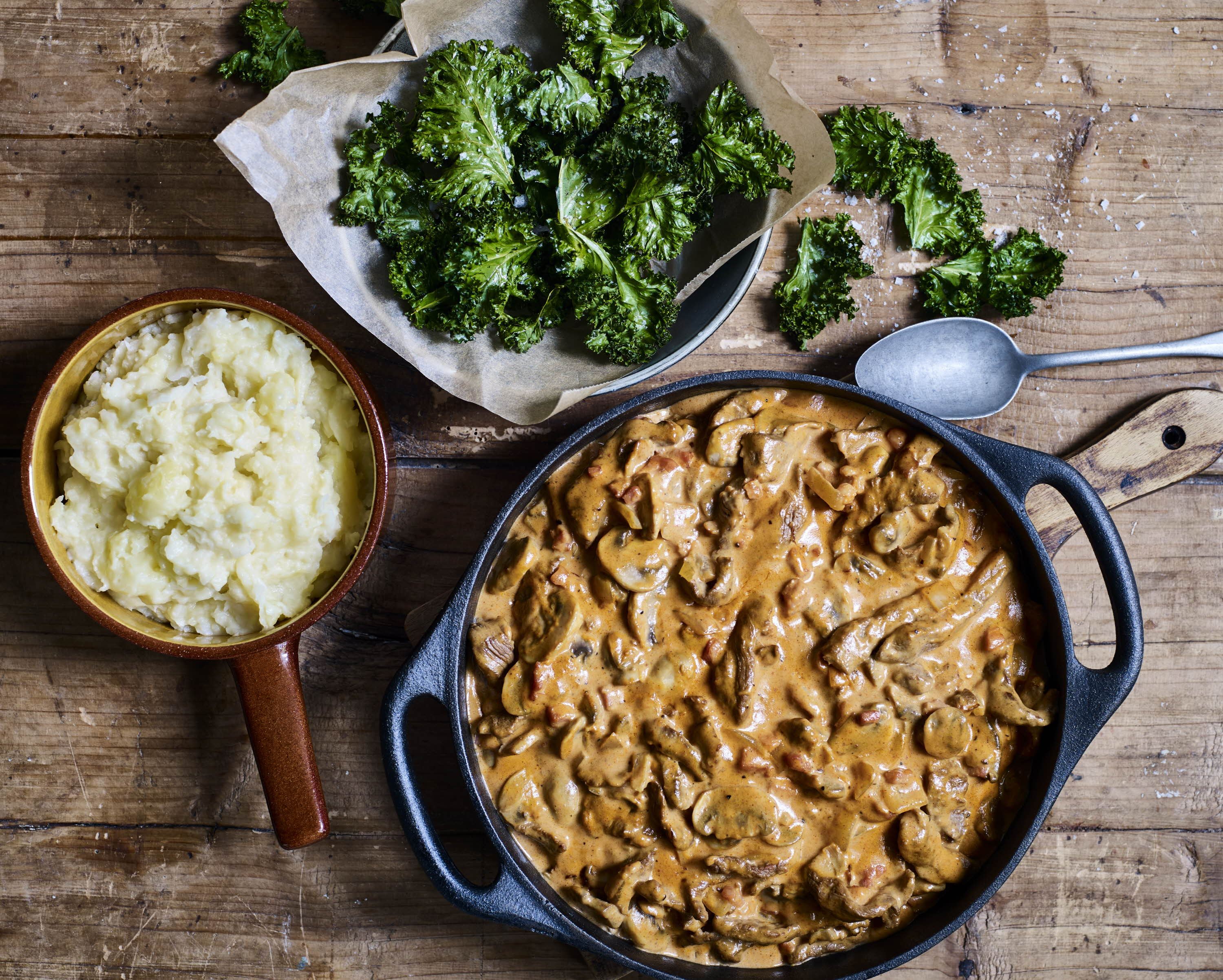 Bøf stroganoff - nem og lækker opskrift | Arla