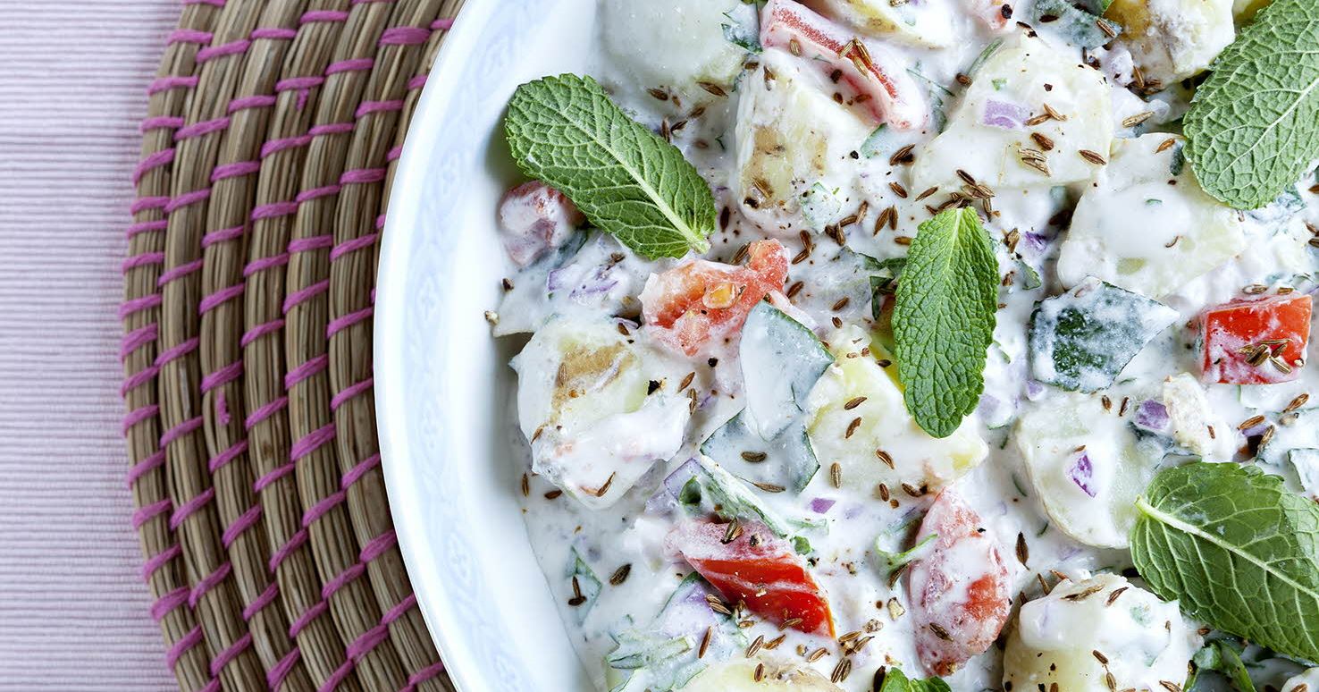 Krydret kartoffelsalat