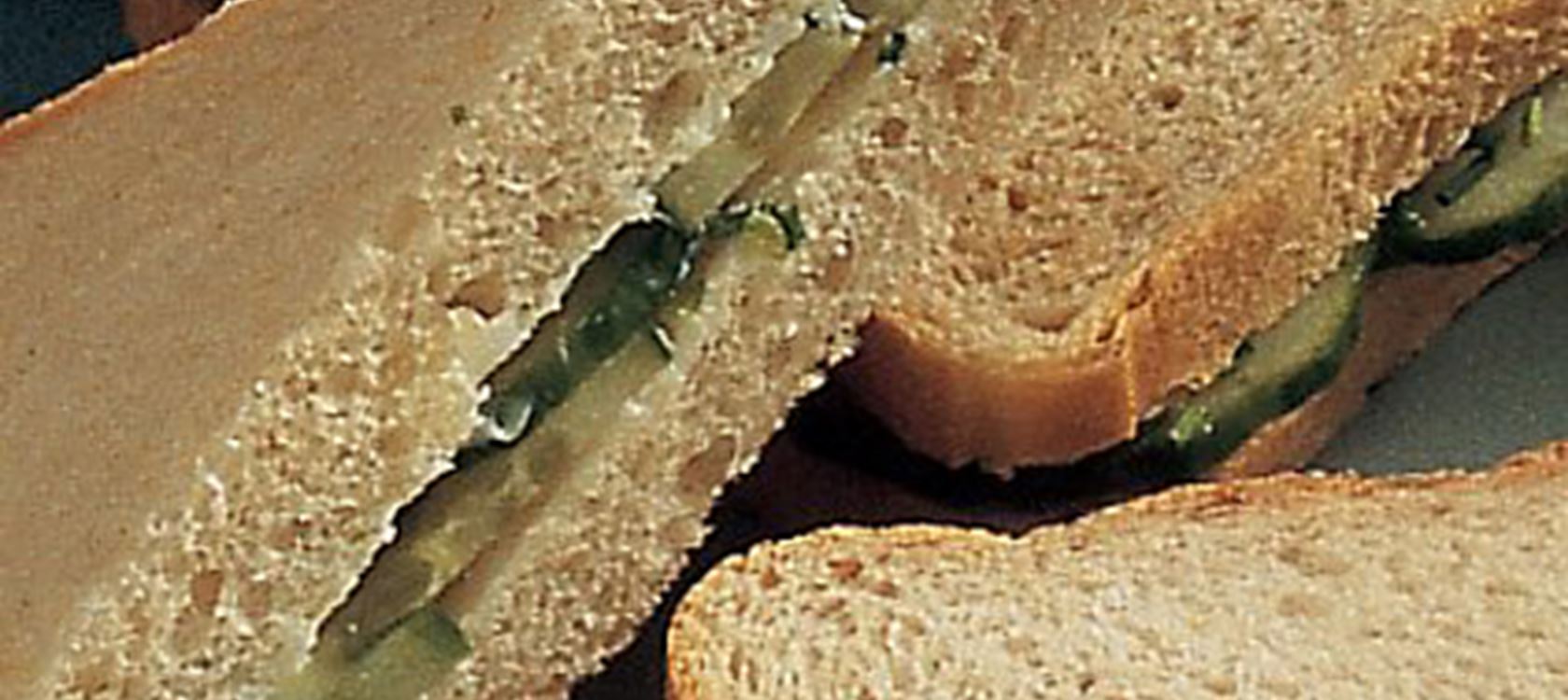Sandwich med agurk