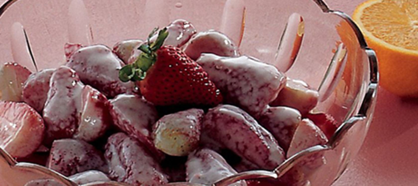Jordbærdessert med likør