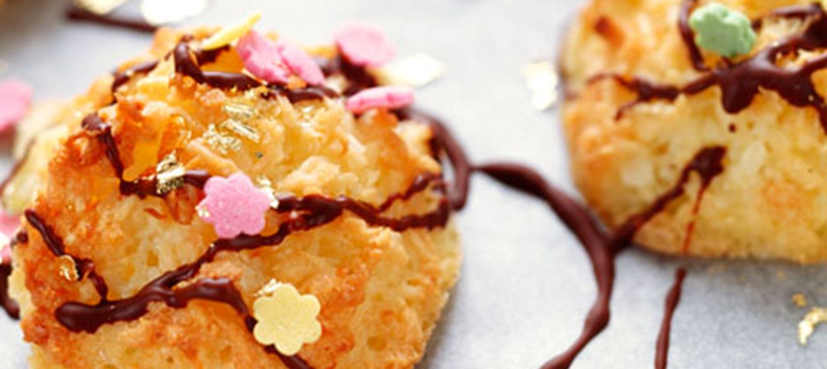 Mini kokosmakroner