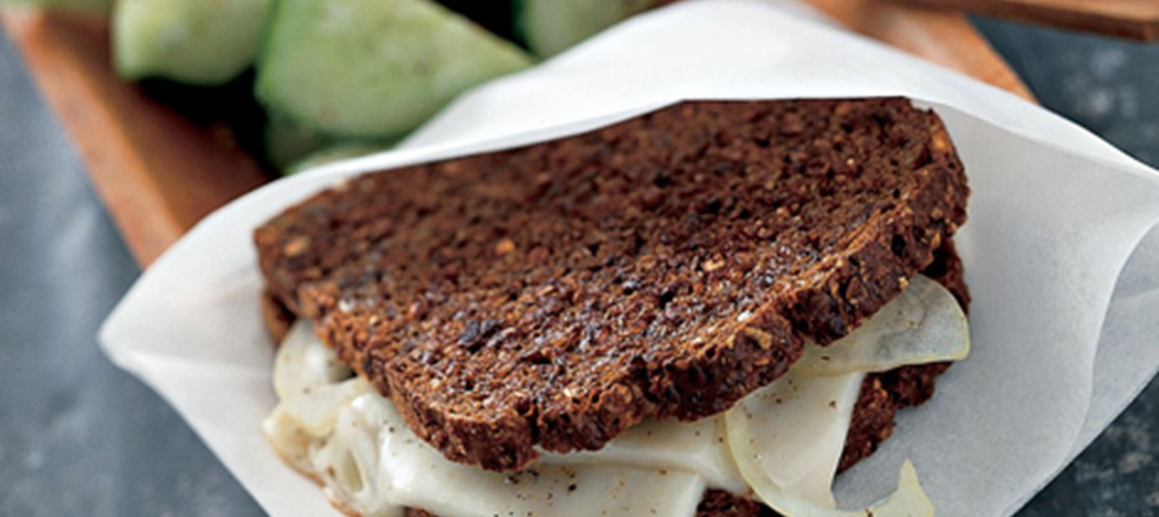 Lun ostesandwich