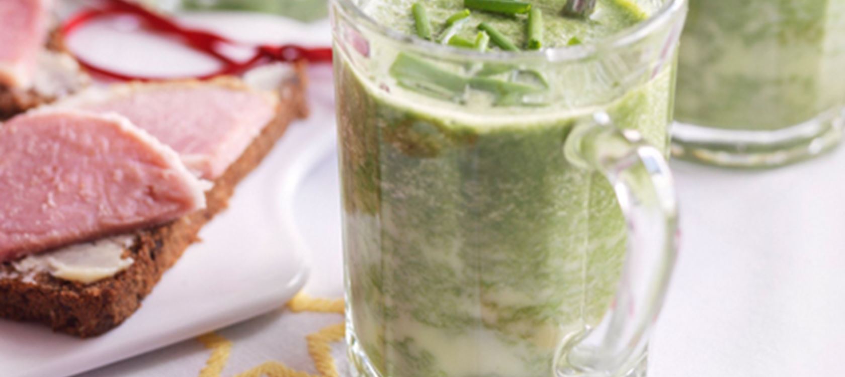 Cremet grønkålssuppe