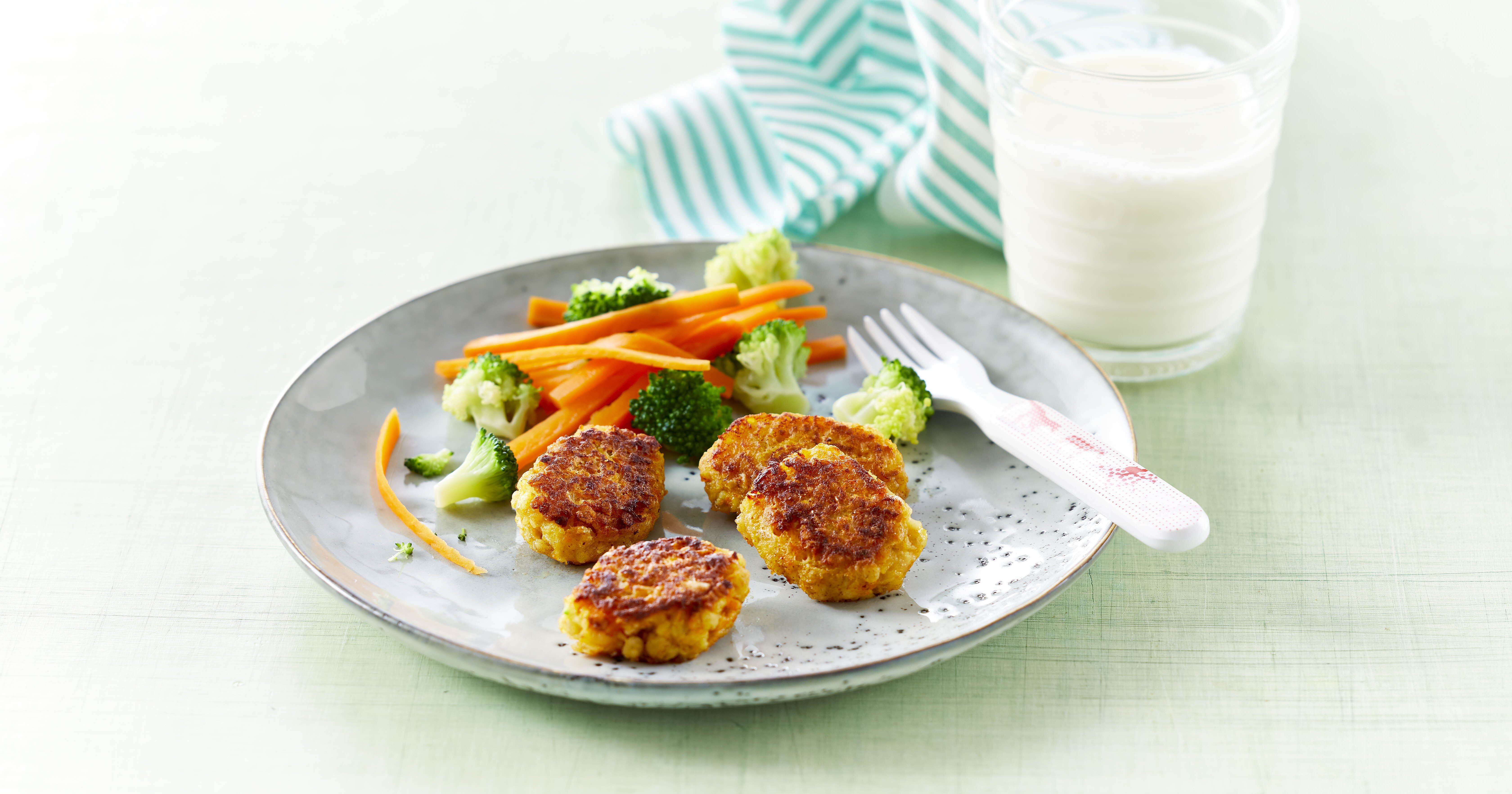 Grøntsagsfrikadeller - til baby