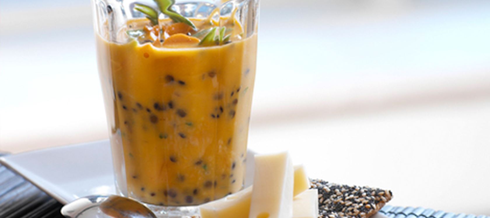 Karrysuppe med grønne linser
