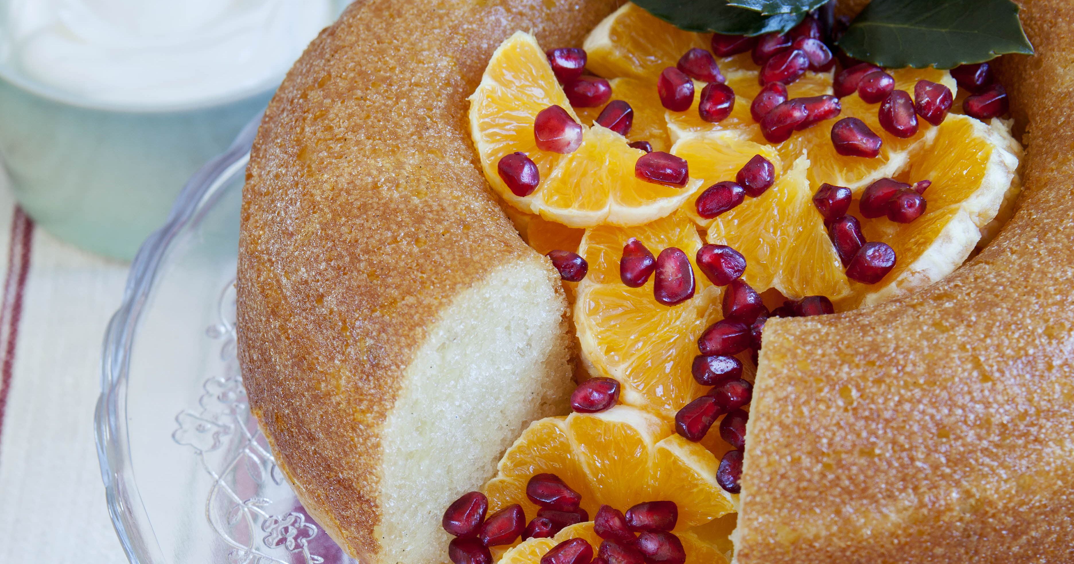 Savarin - fyldt, fransk dessertkage