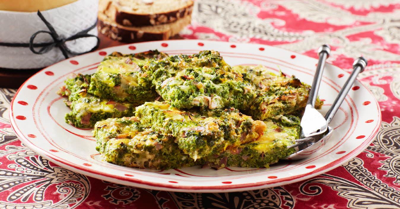Grønkålsfrittata