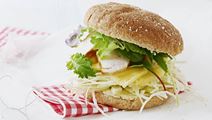 Sandwich med kylling og karry