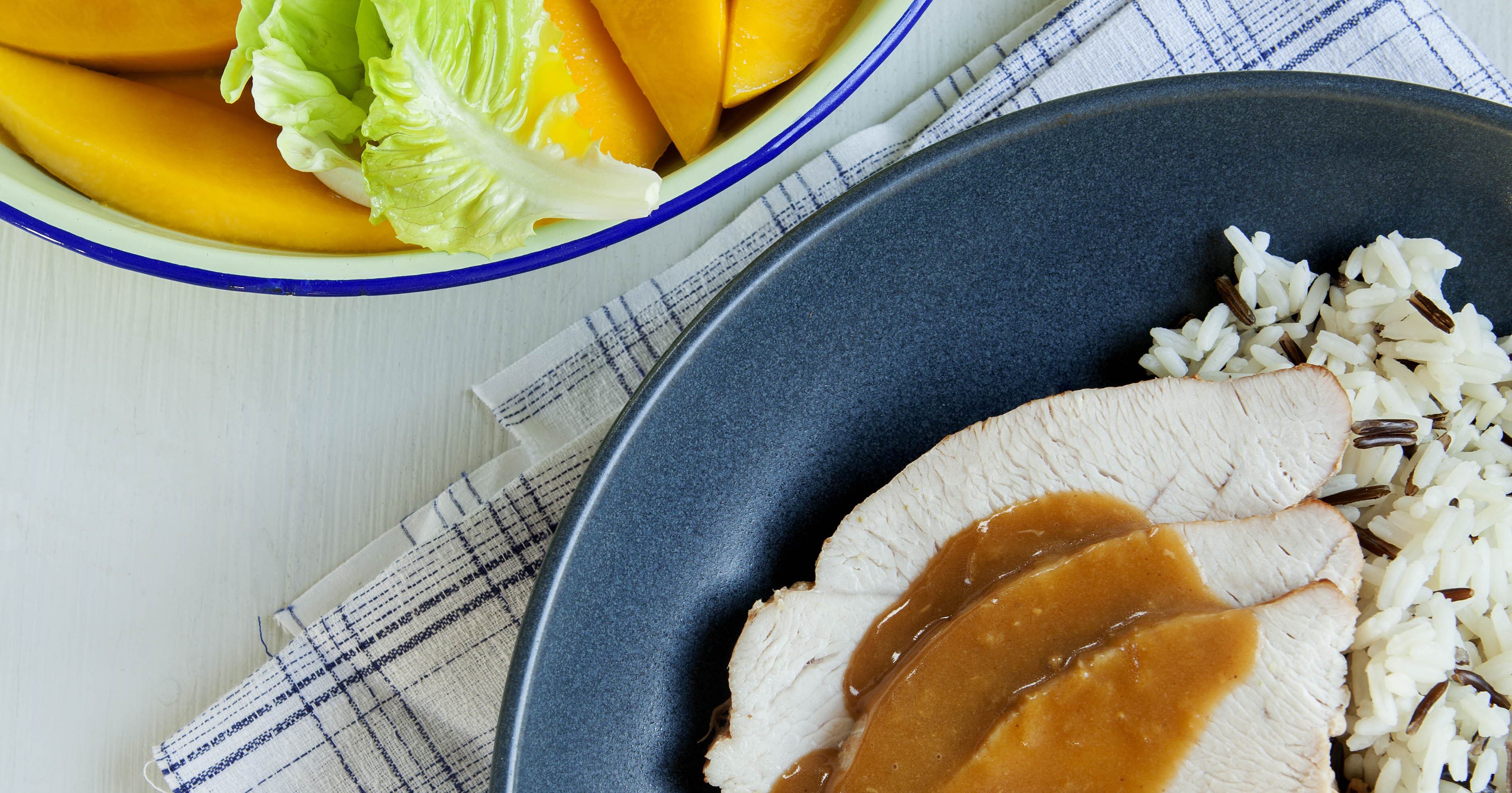 Kalkunbryst med mangosalat
