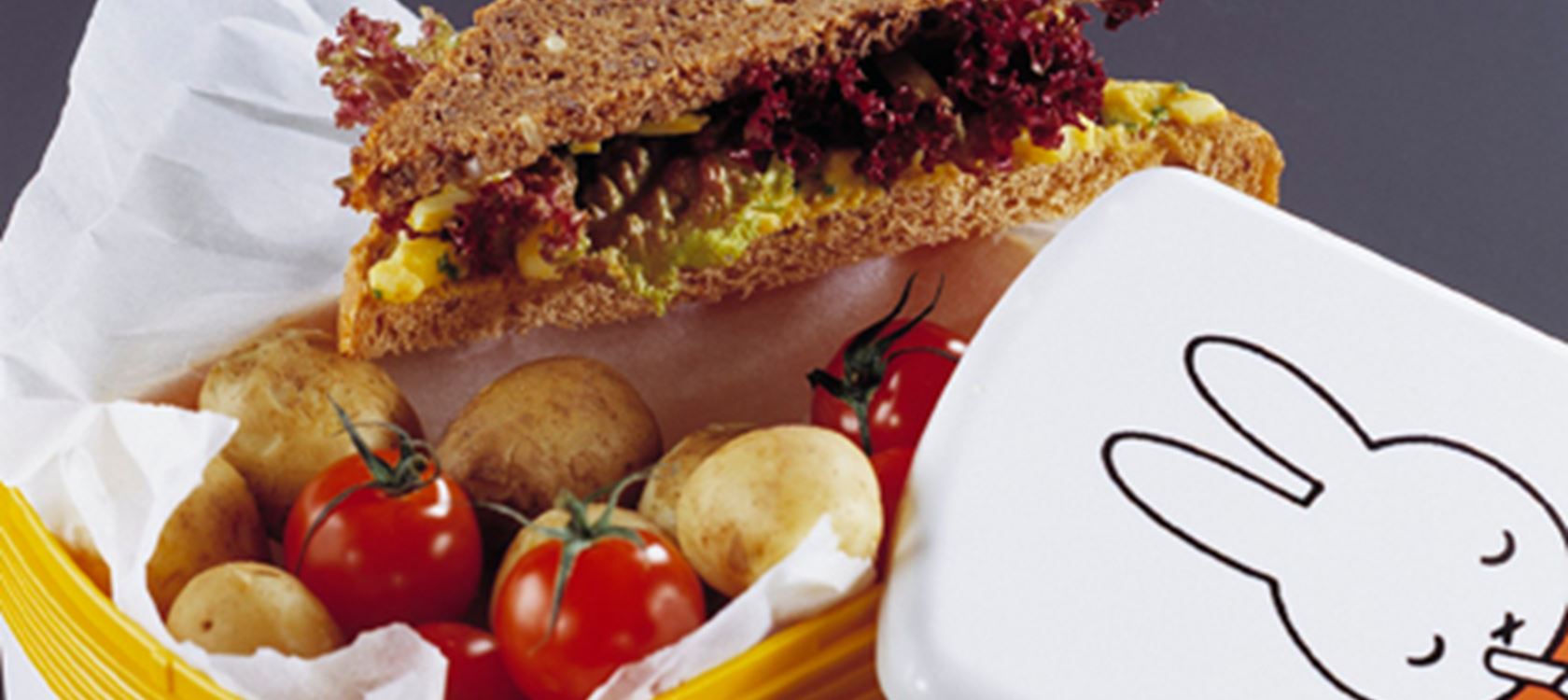 Æggesalat til sandwich