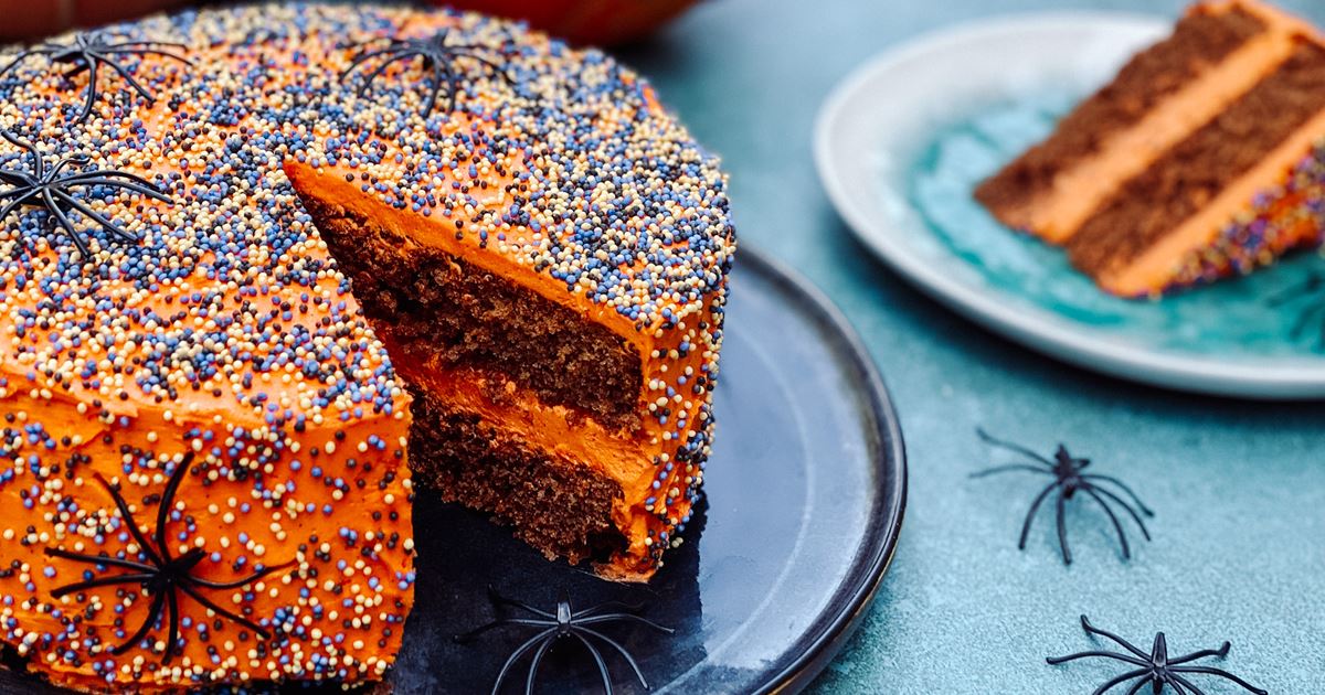dø Grundig halstørklæde Halloweenkage - Uhyggelig god chokoladekage: Se her | Arla