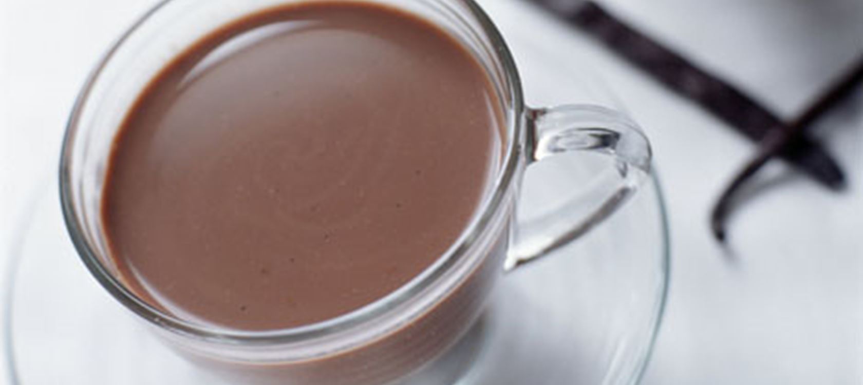 Kaffe med vaniljekakaomælk