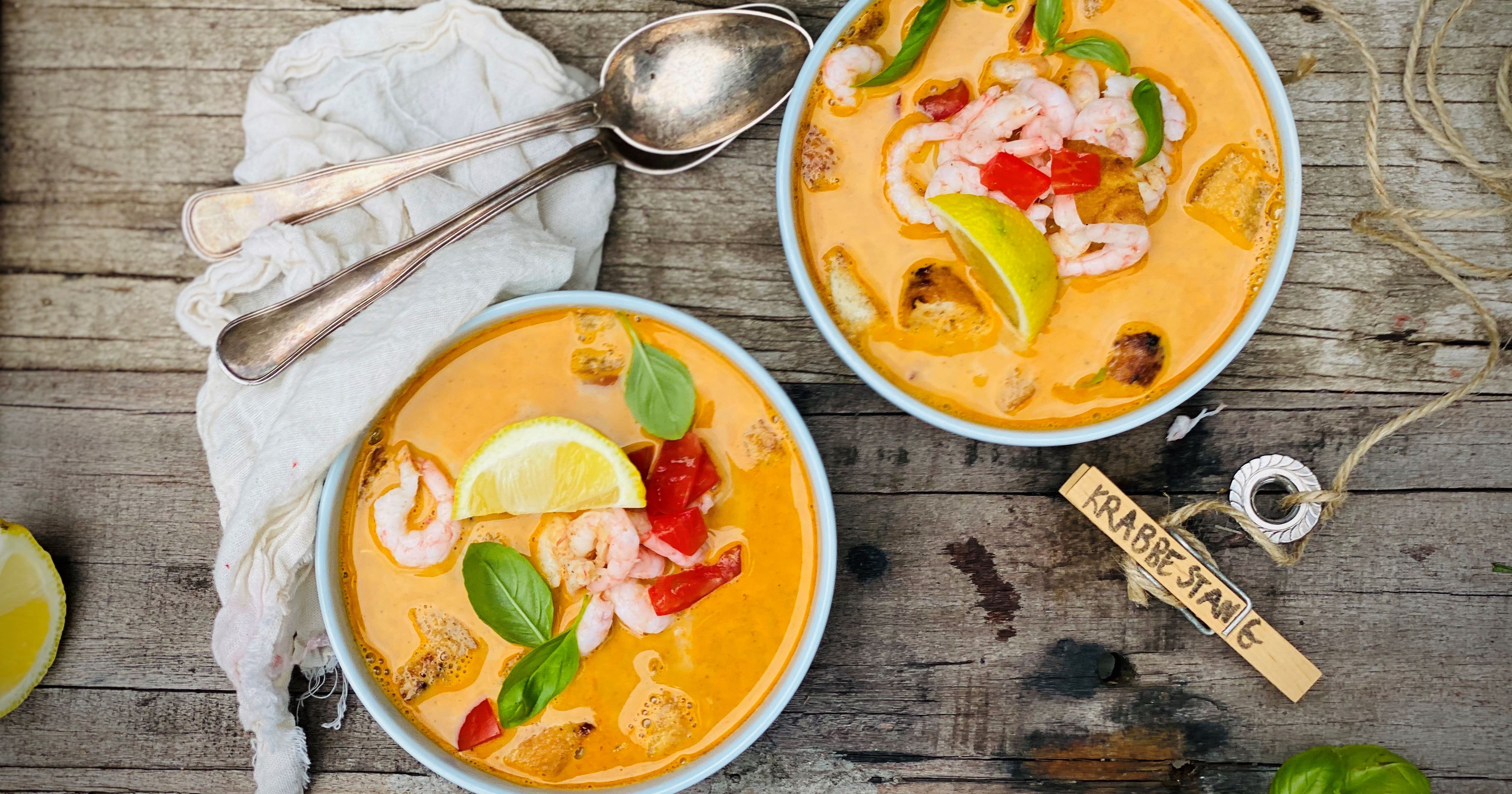 Krabbesuppe af egen fangst