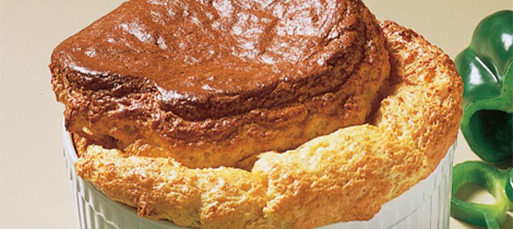 Soufflé med hytteost