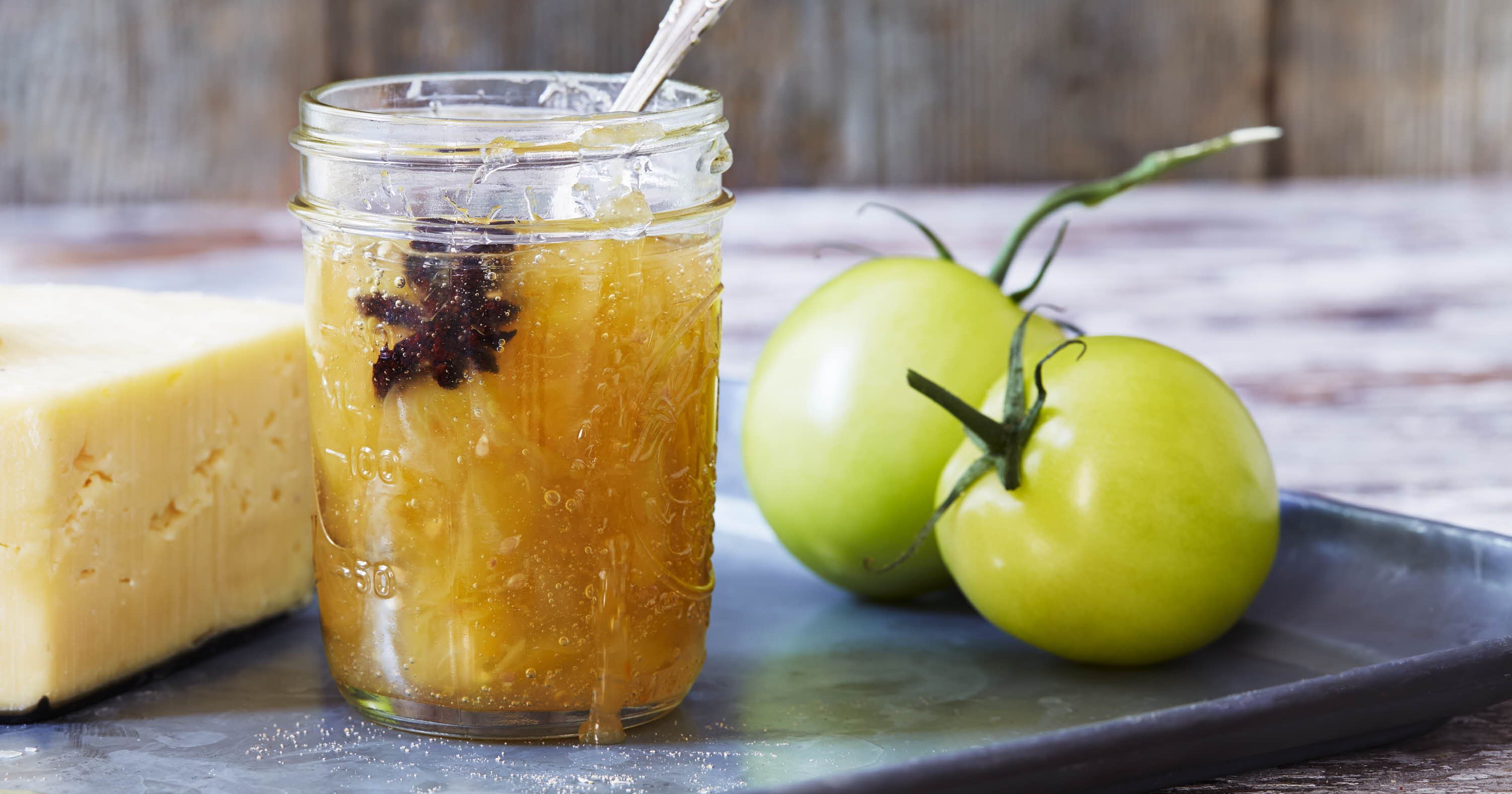 Grøn tomatmarmelade