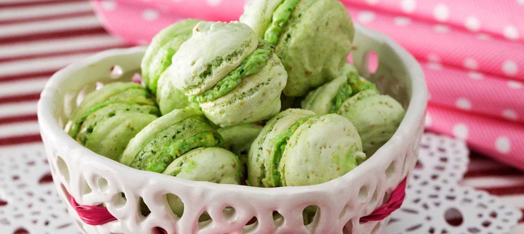 Pistaasimacarons