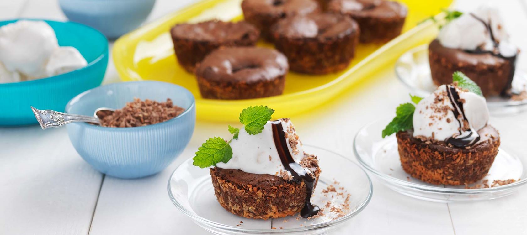 Minttu-mutakakkumuffinssit