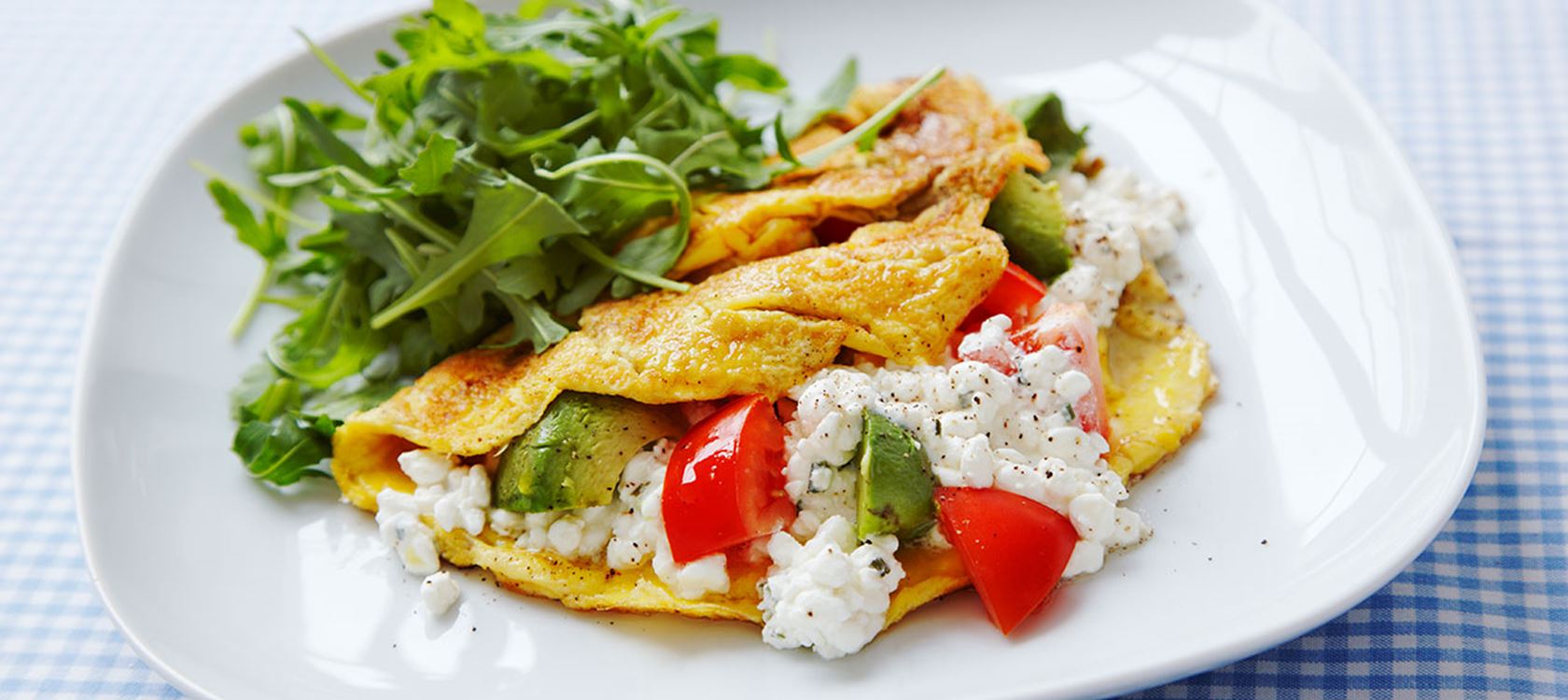 Avokado-omeletti