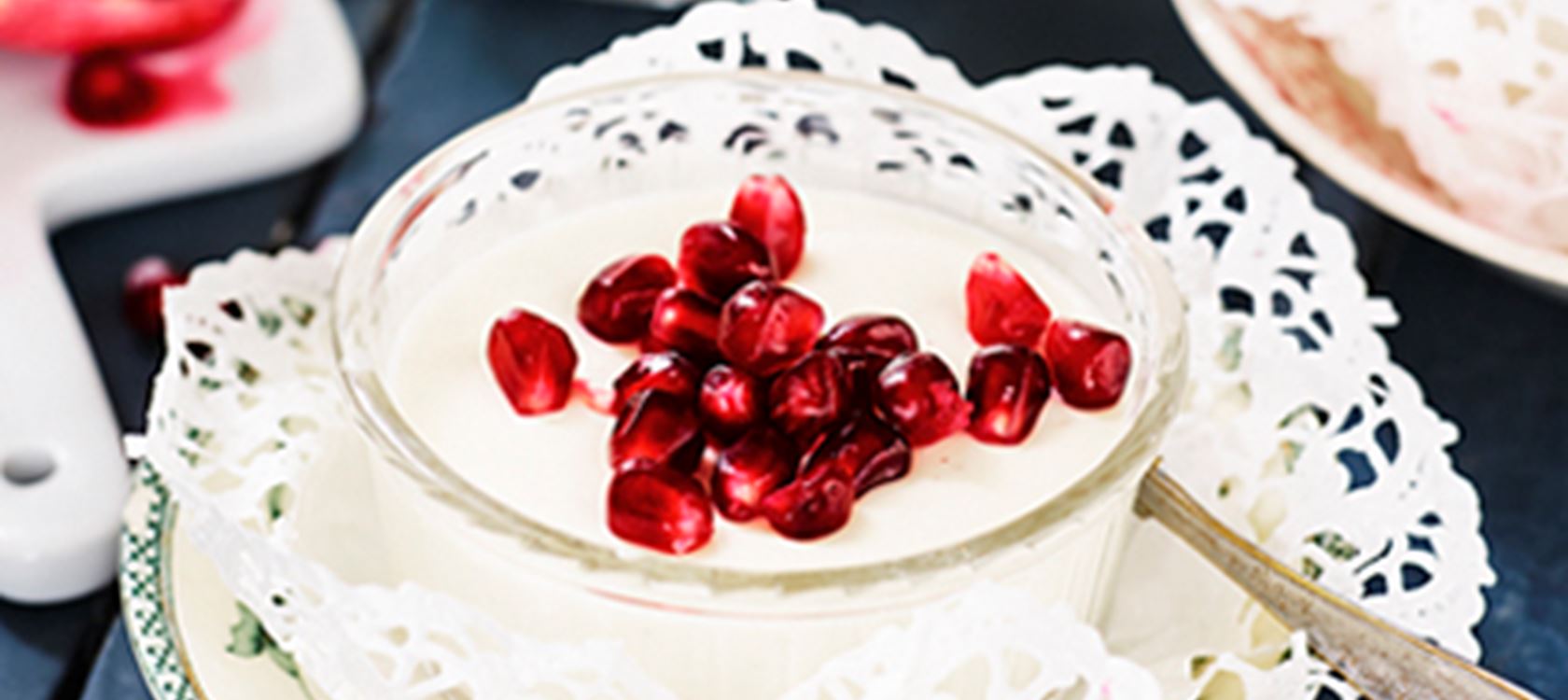 Mausteinen pannacotta