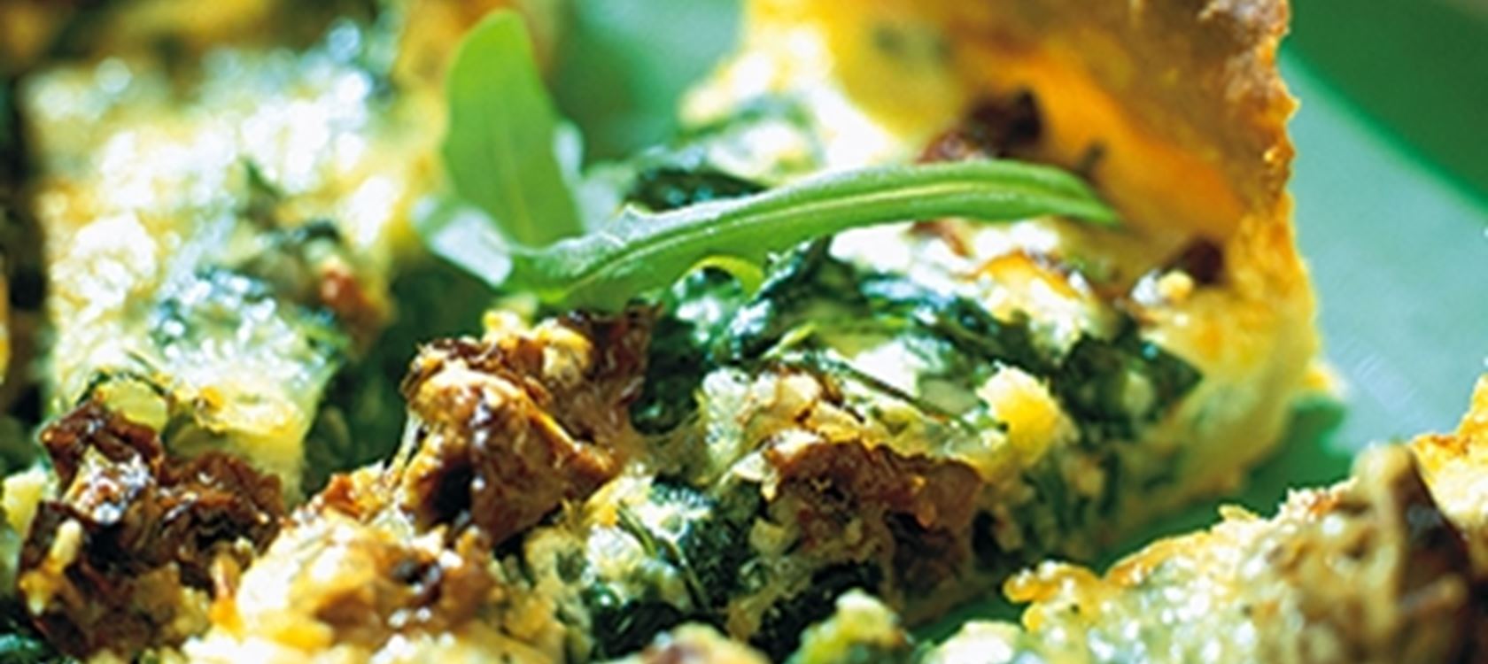 Rucola-tomaattipiirakka