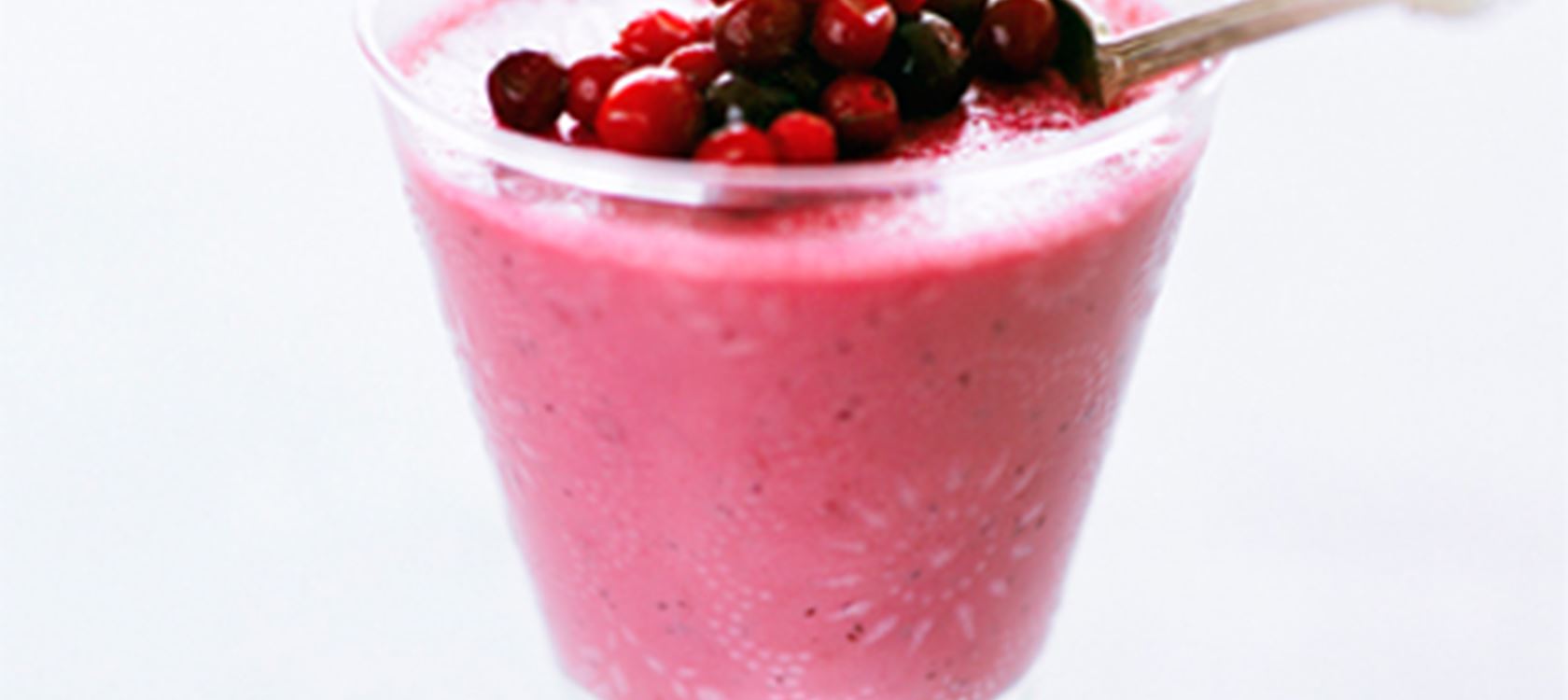 Puolukka-proteiinismoothie