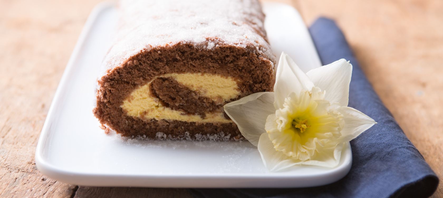 Mango-suklaakääretorttu