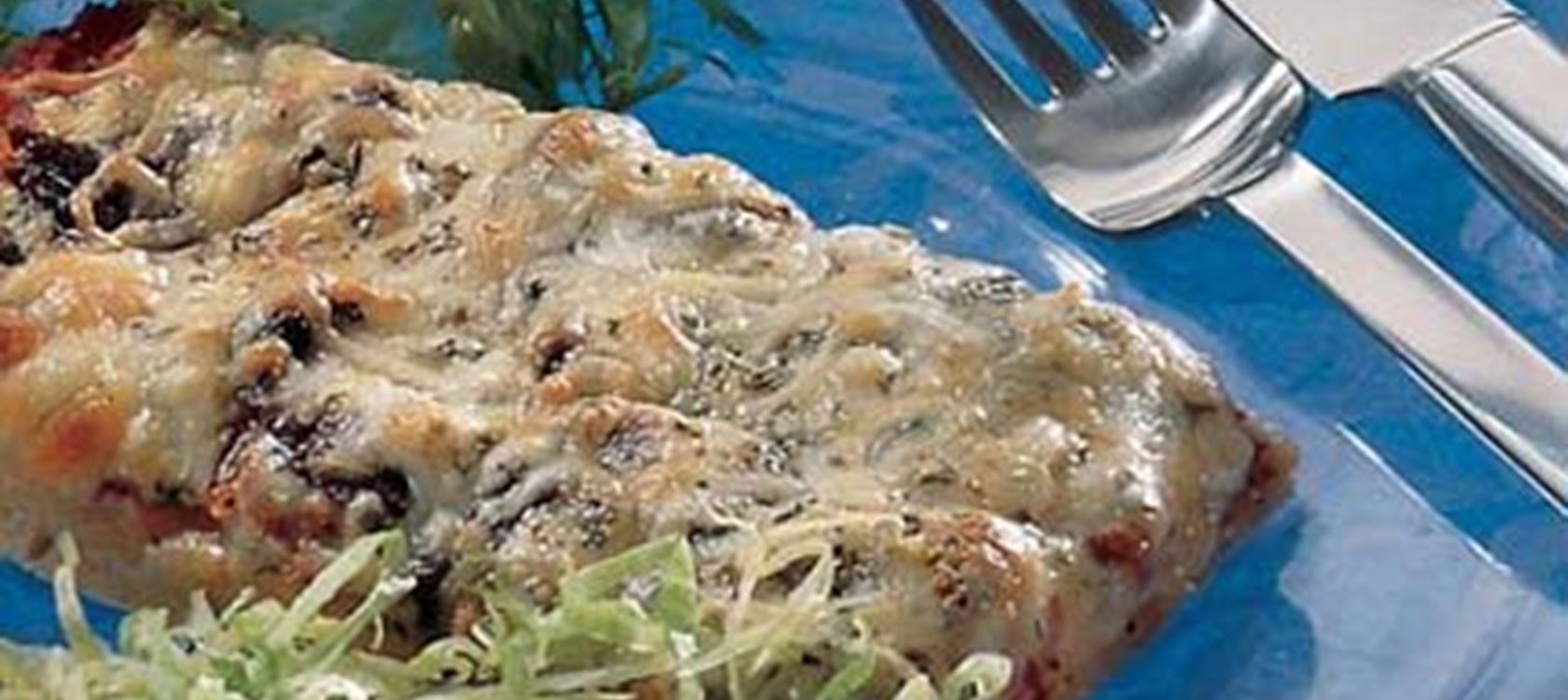 Sinihomejuustopizza