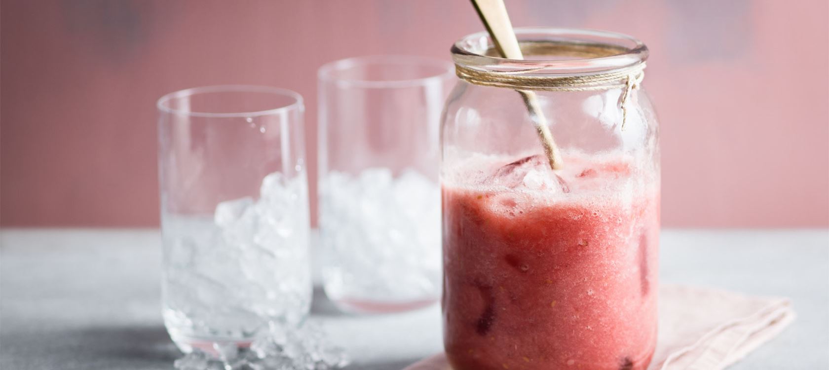 Banaani-vadelmasmoothie