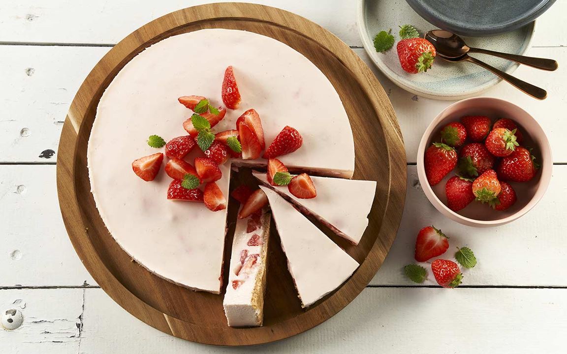 Cheesecake φράουλα