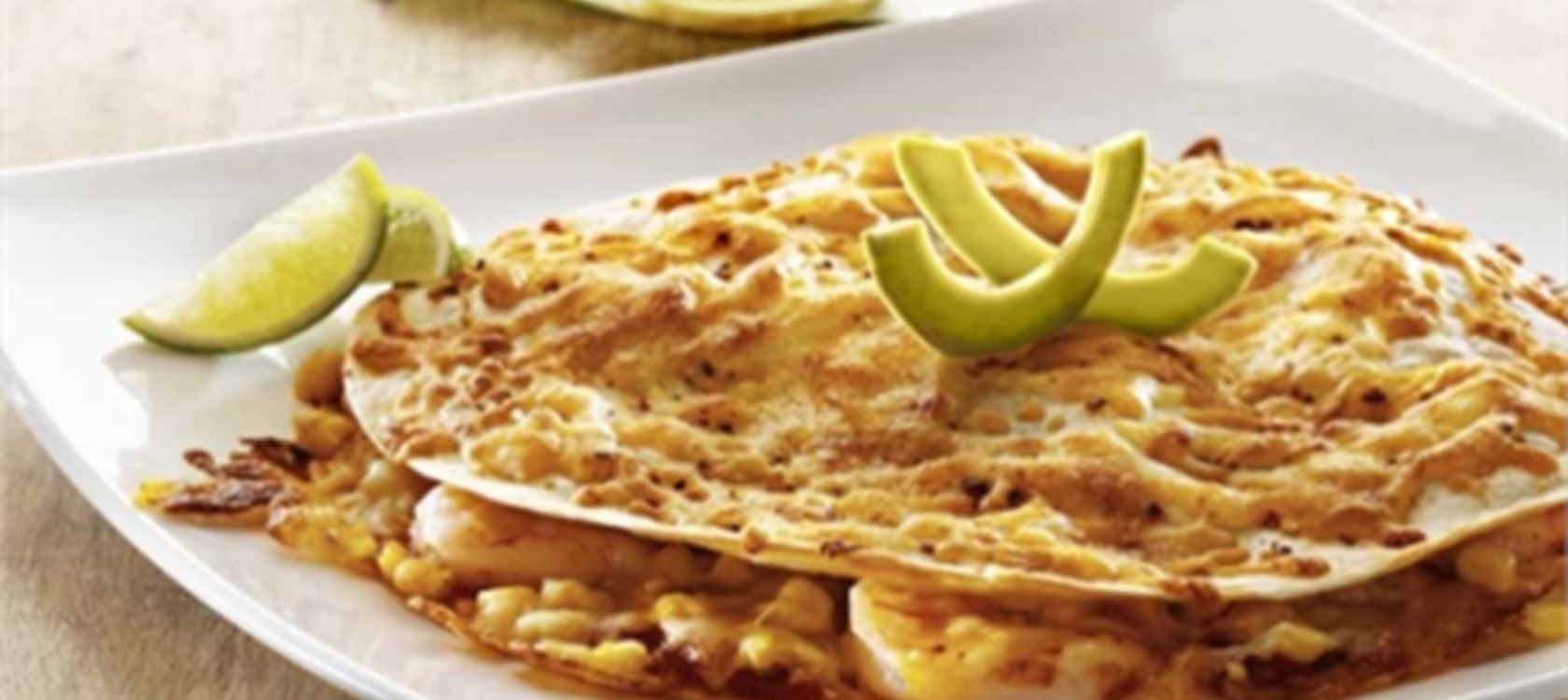 Quesadillas με γαρίδες