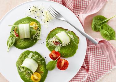 Spinach pancakes