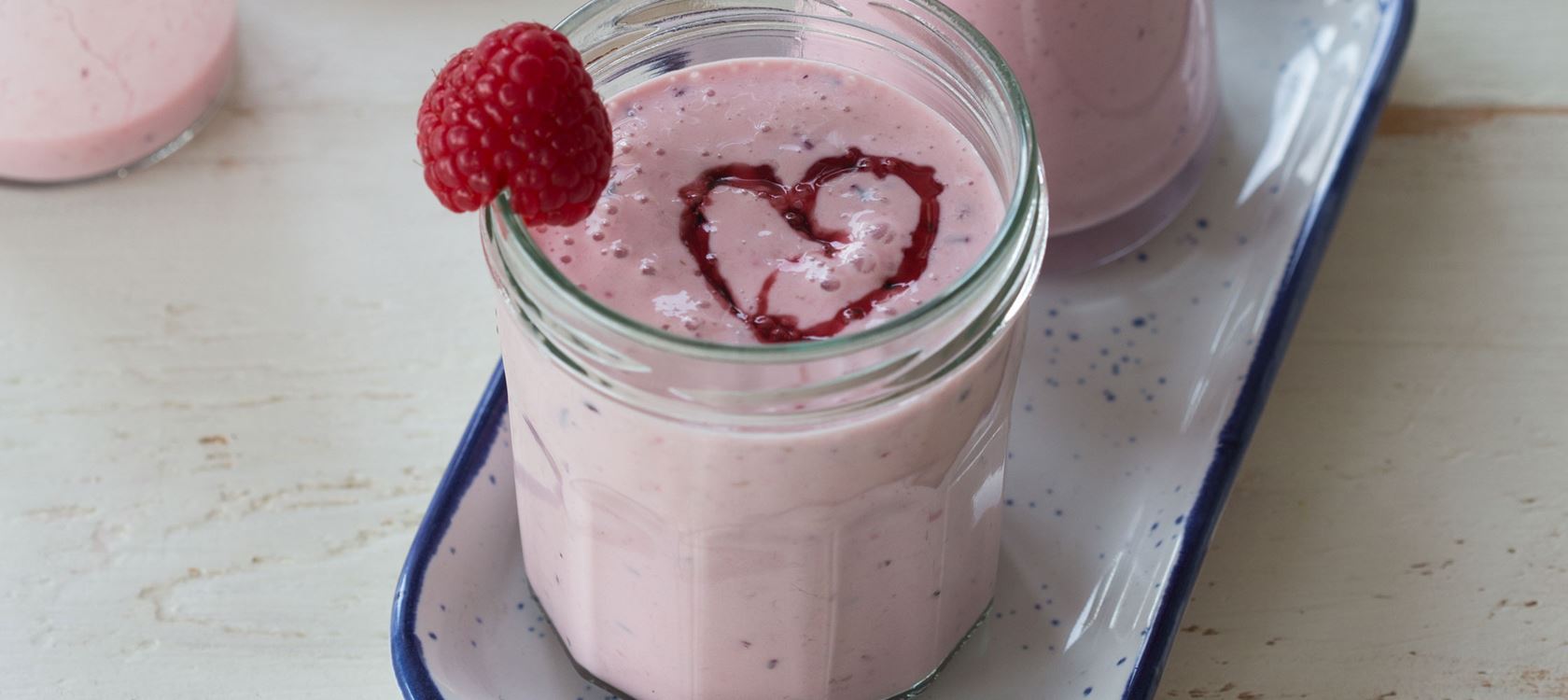 Rood fruit-smoothie