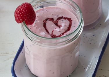 Rood fruit-smoothie