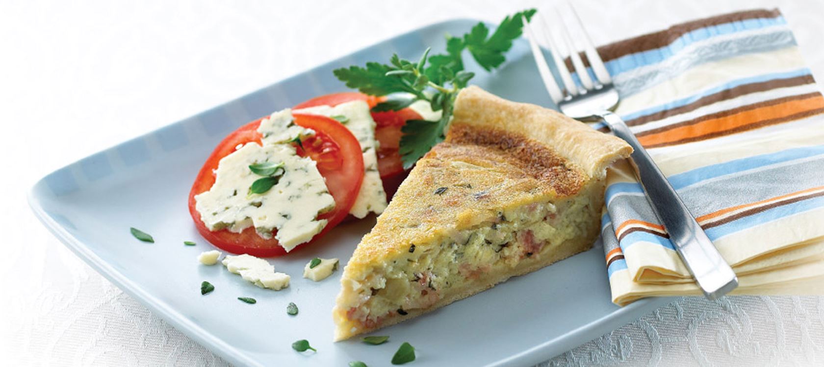 Lactosevrije zalmquiche