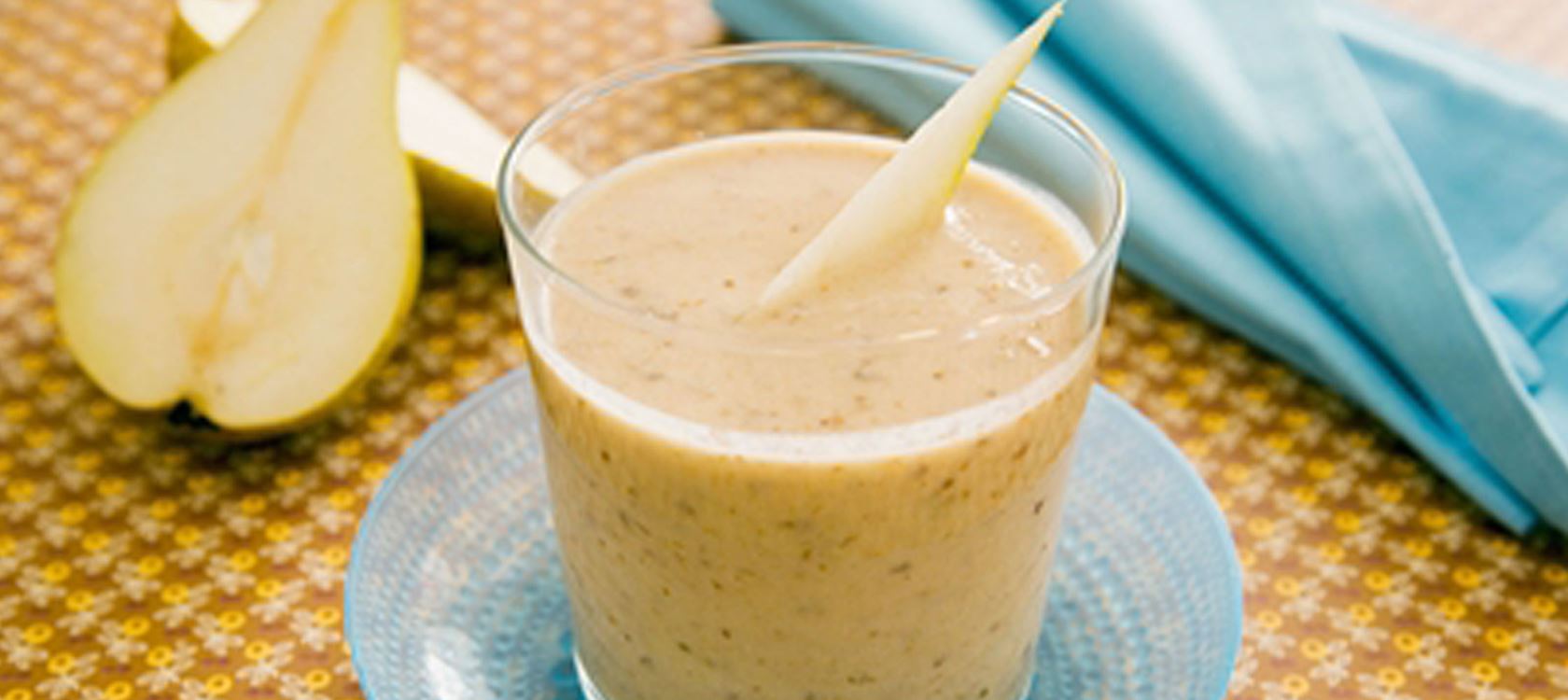 Lactosevrije smoothie met peer