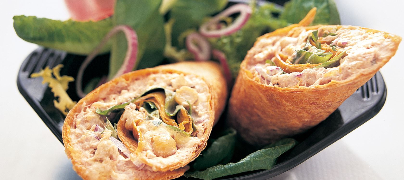 Lactosevrije tonijnwraps