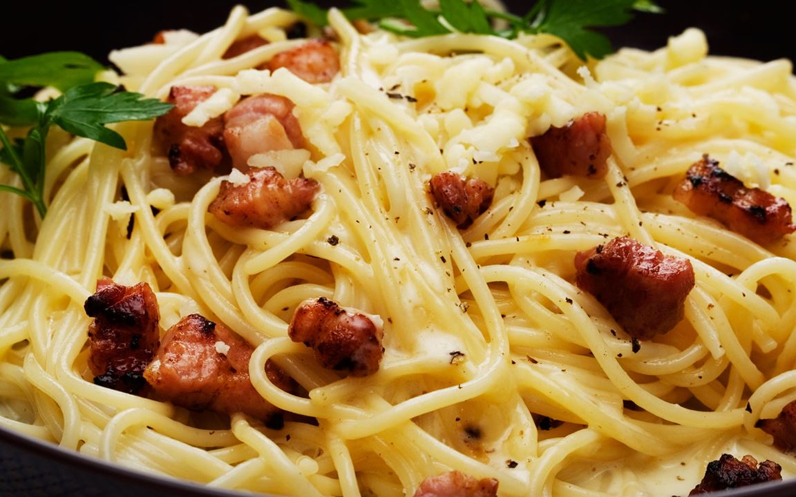 Lactosevrije Spaghetti Carbonara Recept Arla Foods