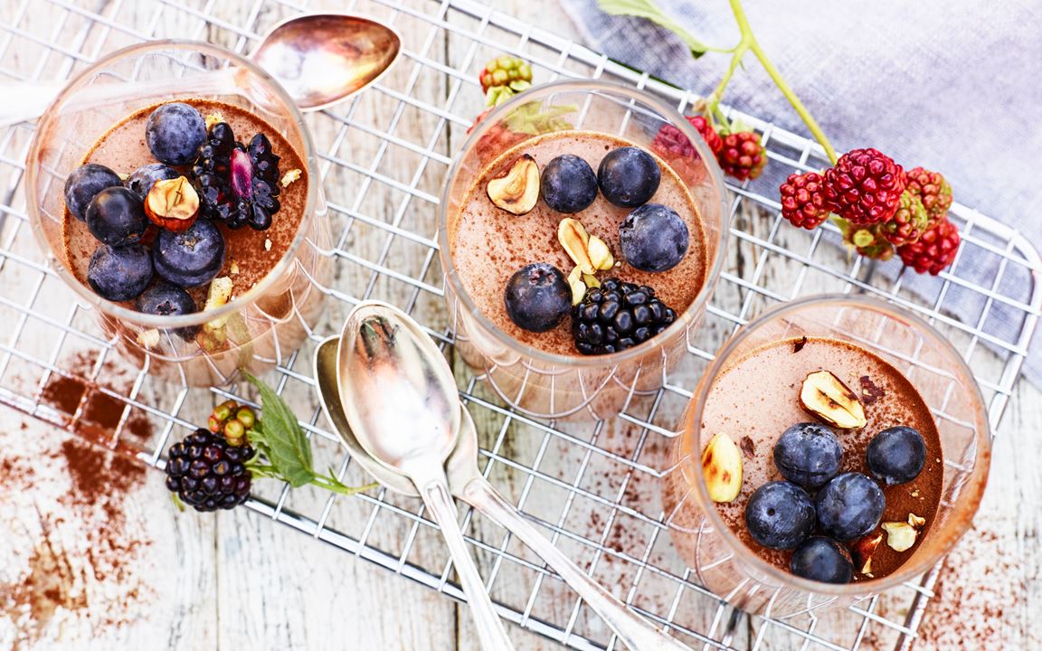 Chokladpannacotta