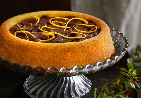 Apelsinkaka med apelsintryffel