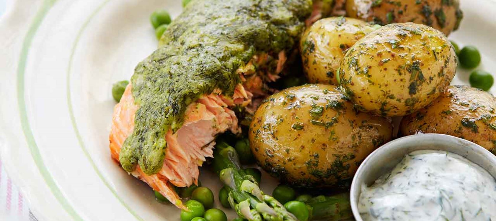Grillad lax med osttäcke