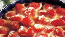 Flädergratinerade jordgubbar