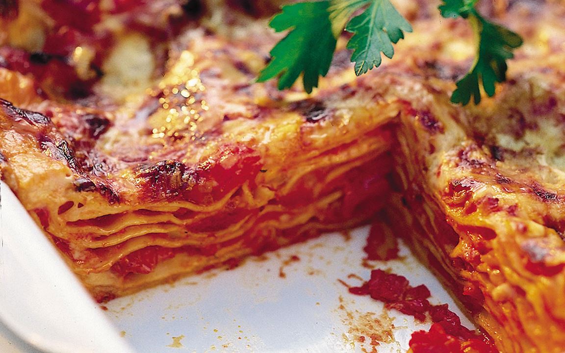 Top 32+ imagen lasagne med bacon