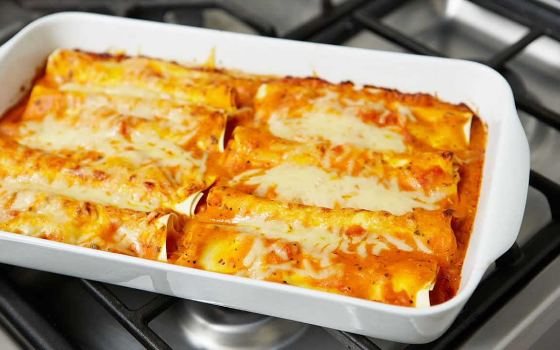 Cannelloni med getost