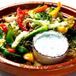 Grillade grönsaker med couscous och ädelostsås
