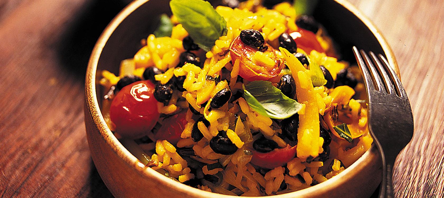 Vild risotto med bönor