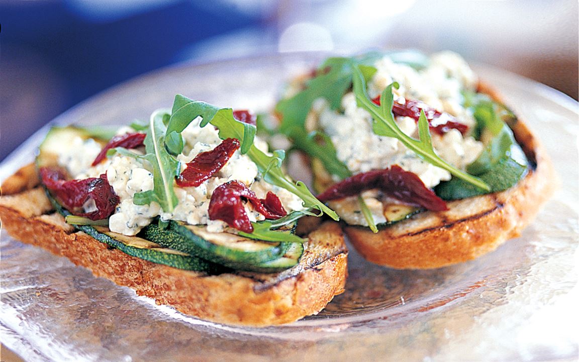 Smörbruschetta med zucchini