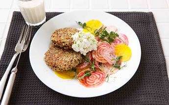 Quinoa Med Halloumi Recept Arla