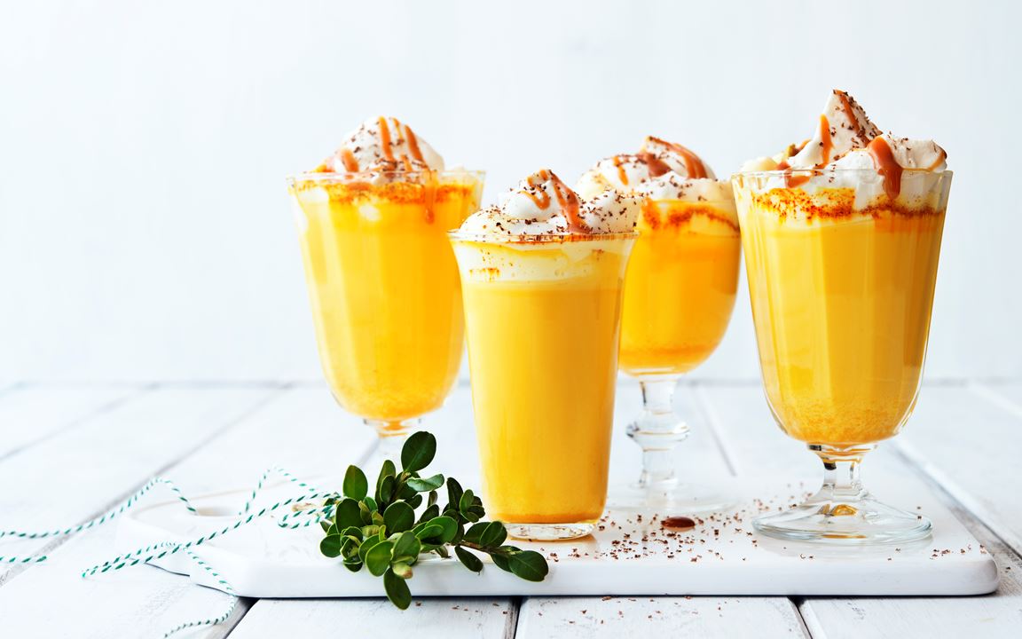 Golden milk med saffran