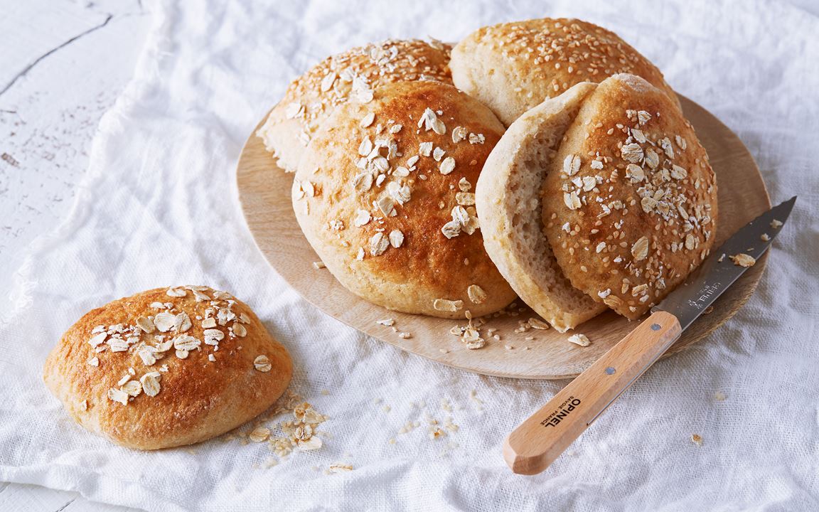 Glutenfritt hamburgerbröd